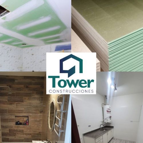 Cielorraso antihumedad para baños, cocinas y exteriores Cielorraso antihumedad para baños, cocinas y exteriores